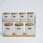 spice jar set - مجموعة 7 قطع من برطمانات التوابل