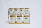 spice jar set - مجموعة 7 قطع من برطمانات التوابل