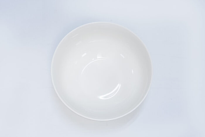gray floral bowl - وعاء 5.5 بوصة - تصميم زهور رمادي