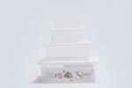 plastic storage box set - طقم صناديق بلاستيكية 4 قطع