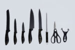 8-piece rotating knife set - طقم سكاكين دوار 8 قطع