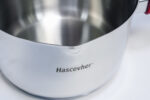stainless steel milk pot - وعاء حليب من الفولاذ المقاوم للصدأ سعة 2 لتر مع مقبض باكليت مقاوم للحرارة 16 سم