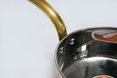 handcrafted copper sauce pot - قدر صوص نحاسي يدوي 13.5x4 سم