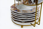 12-piece tea cup and saucer set - طقم أكواب شاي وصحون 12 قطعة
