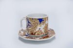 12-piece tea cup and saucer set - طقم أكواب شاي وصحون 12 قطعة