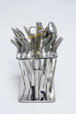stainless steel cutlery set - طقم أدوات مائدة 24 قطعة