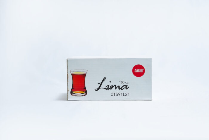 elegant glass tea cup set - طقم أكواب شاي زجاجية أنيقة 6 قطع 01S91L21