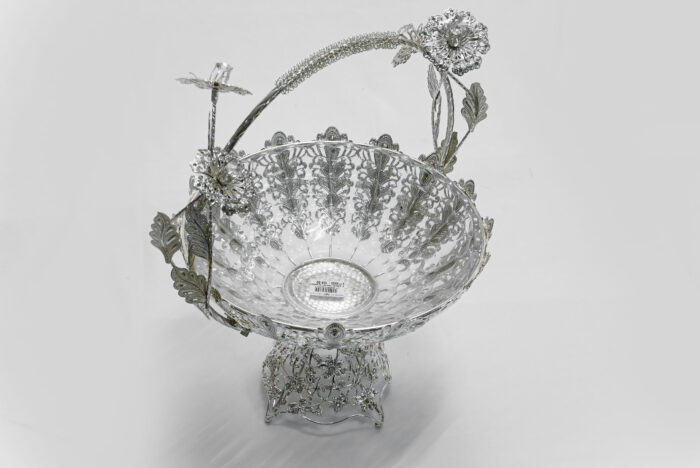 elegant serving tray set - طقم صواني تقديم أنيق – 3 قطع صواني زخرفية للمنزل والمناسبات