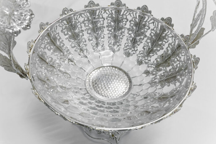 elegant serving tray set - طقم صواني تقديم أنيق – 3 قطع صواني زخرفية للمنزل والمناسبات