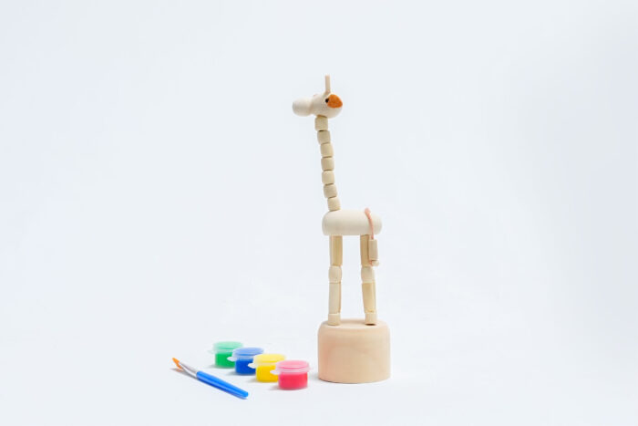 Wooden Giraffe DIY - زينة خشبية