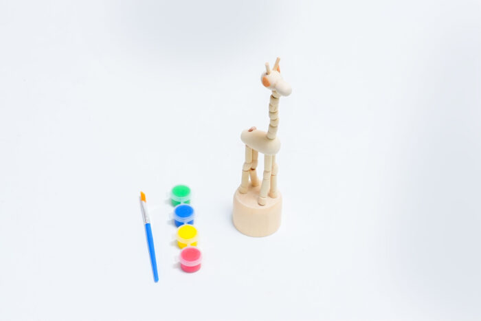 Wooden Giraffe DIY - زينة خشبية