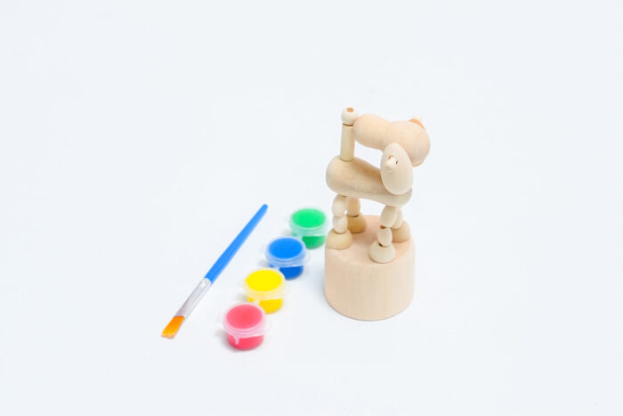 wooden craft decoration for kids - 24001-17 زخارف خشبية قابلة للطلاء 25T4