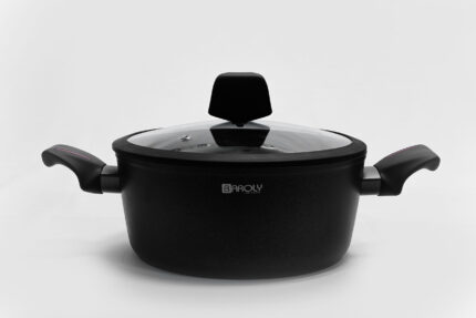 24 cm non-stick cooking pot - وعاء الطهي 24 سم – وعاء طهي غير لاصق ممتاز مع غطاء