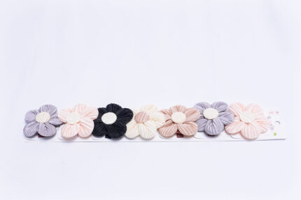 Flower Hair Clips - مشابك شعر على شكل زهور F . C483F - 867