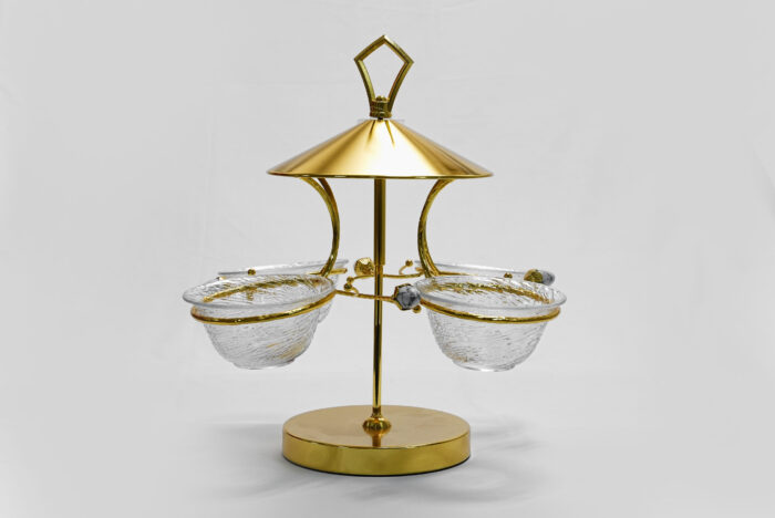 glass candy jar TK-0260 - جرة الحلوى TK-0260 – جرة تخزين زجاجية أنيقة مع غطاء للحلويات والوجبات الخفيفة