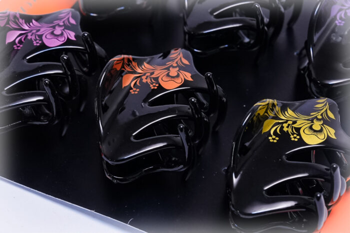 stylish hair clips - مشابك شعر - E .3677 E-121WH