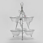 glass candy jar TK-0258 - جرة حلوى TK-0258 – جرة تخزين زجاجية أنيقة للحلويات والوجبات الخفيفة