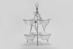glass candy jar TK-0258 - جرة حلوى TK-0258 – جرة تخزين زجاجية أنيقة للحلويات والوجبات الخفيفة