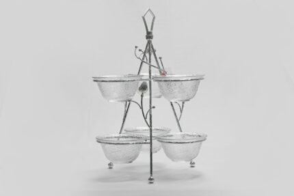 glass candy jar TK-0258 - جرة حلوى TK-0258 – جرة تخزين زجاجية أنيقة للحلويات والوجبات الخفيفة
