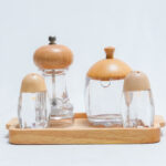 kitchen bottle set LY225 - مجموعة زجاجات المطبخ 4 قطع LY225