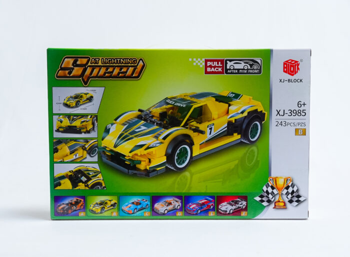 Race Car Building Blocks Set - مجموعة كتل سيارات السباق