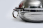 deep silver pattern bowl - وعاء عميق بنمط فضي متلألئ