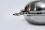 deep silver pattern bowl - وعاء عميق بنمط فضي متلألئ