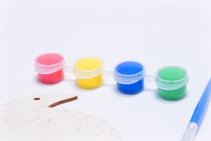Wooden Dolphin Painting Set - طقم رسم دولفين خشبي. 25T4-16