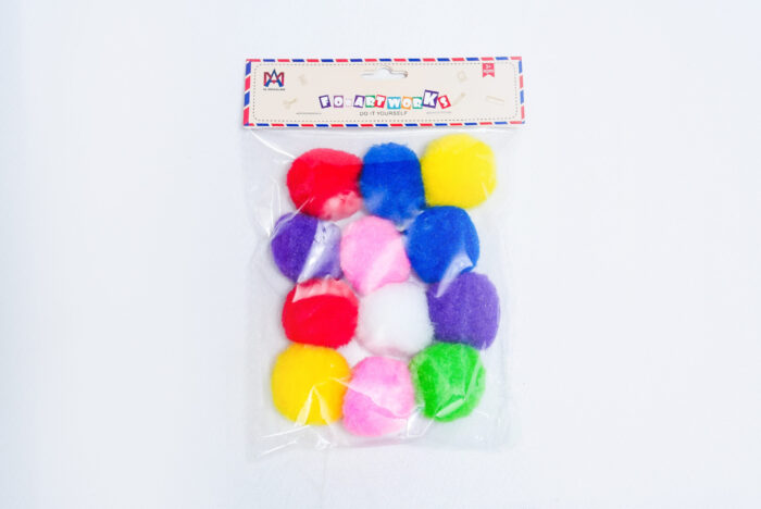 4CM colorful cotton balls - كرات قطنية 4CM M2040