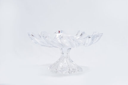 MS8033F Clear Glass Fruit Bowl - وعاء فواكه MS8033F