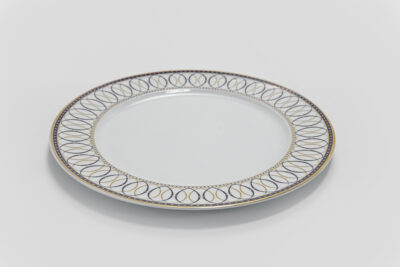 27 cm round dinner plate - طبق عشاء دائري 27 سم – موديل 520936796061A | طبق أنيق ومتين للاستخدام اليومي والرسمية