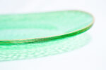 decorative green plastic plate - طبق بلاستيكي (أخضر) مزخرف