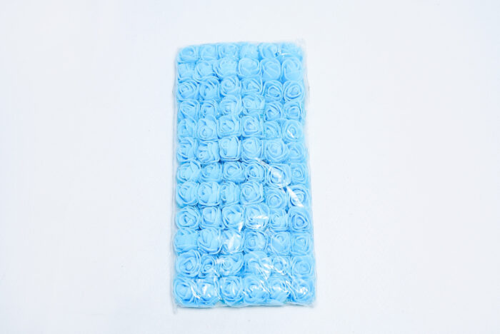 Elegant Blue Pink Artificial Flower Set - مجموعة الزهور الصناعية الوردية الزرقاء الأنيقة - FLOWER 88859