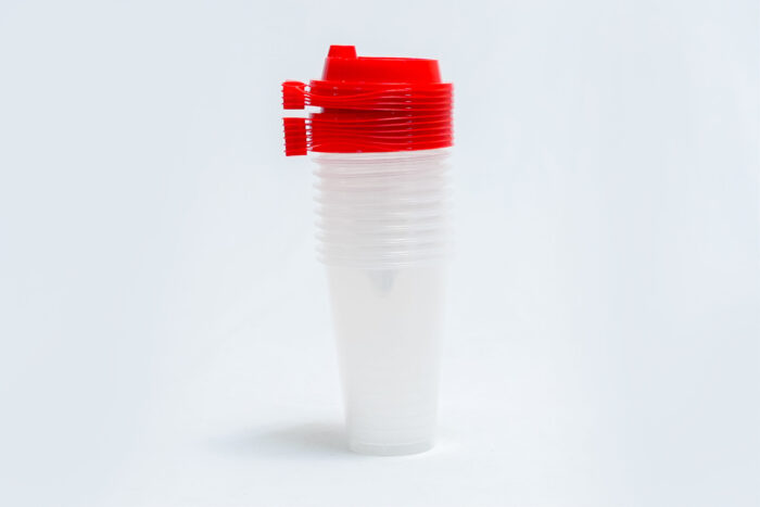350 ml transparent glass cup - كوب شفاف بسعة 350 مل WL