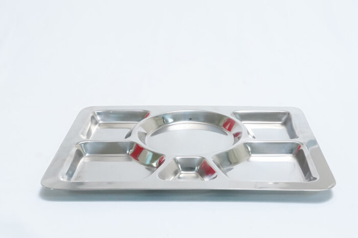 stainless steel divided plate - طبق مقسم مستطيل من الفولاذ المقاوم للصدأ – AM0351