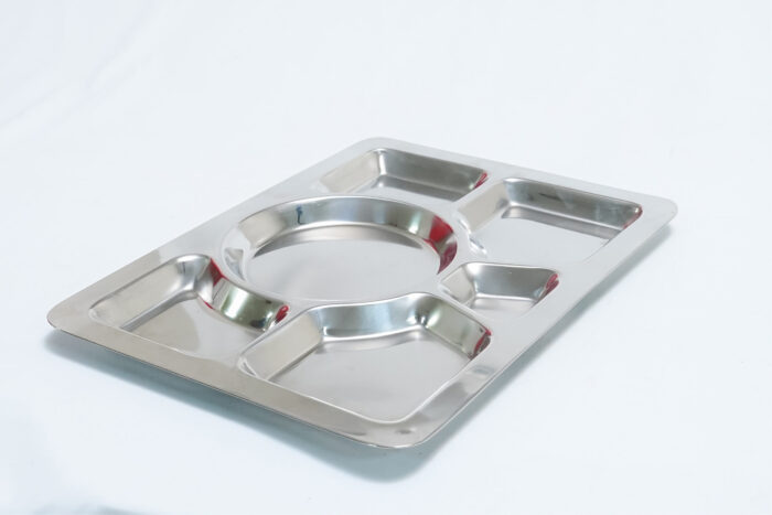 stainless steel divided plate - طبق مقسم مستطيل من الفولاذ المقاوم للصدأ – AM0351