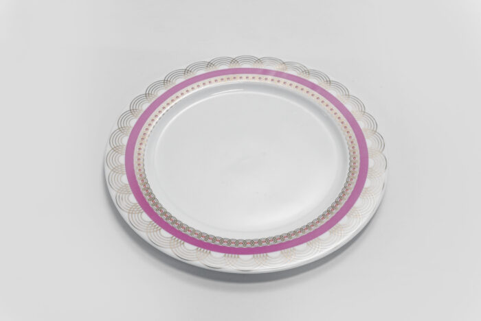 luxury ceramic dinner plate - طبق عشاء سيراميك فاخر – أدوات مائدة أنيقة ودائمة