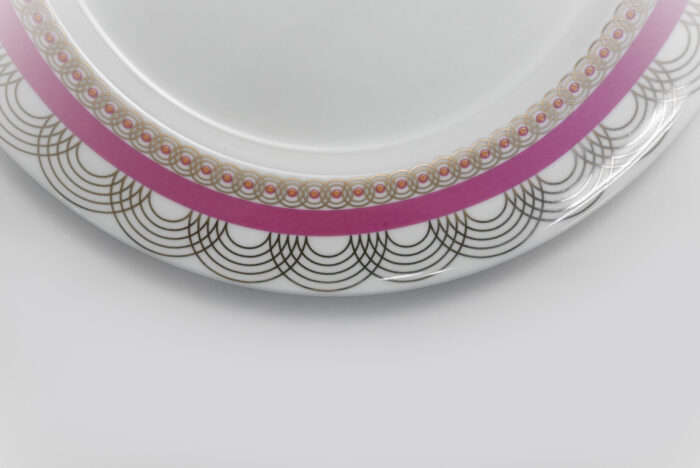 luxury ceramic dinner plate - طبق عشاء سيراميك فاخر – أدوات مائدة أنيقة ودائمة