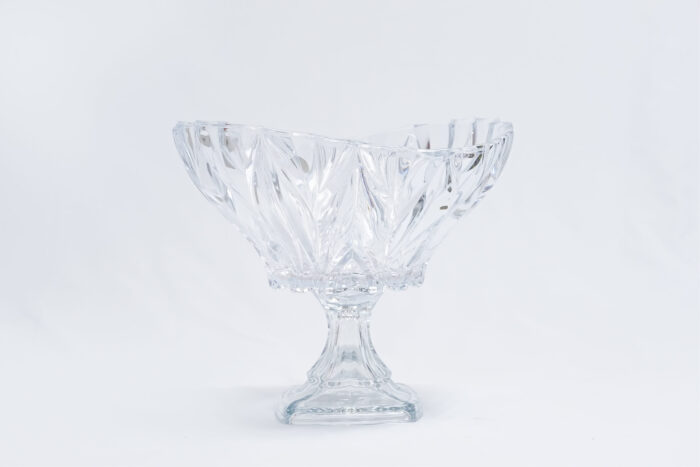 oval glass fruit bowl - وعاء فواكه كايا