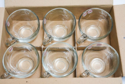 Corallo glass cups set - أكواب زجاجية كورالو 6 قطع 101GC