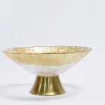 Gold Crystal Bowl 0102 - كريستال - 0102 ذهبي