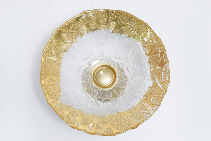 Gold Crystal Bowl 0102 - كريستال - 0102 ذهبي