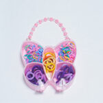 Pink Hair Tie Gift Set 409P - طقم هدايا أربطة الشعر المطاطية 409P باللون الوردي