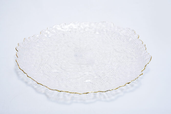 33 cm glass plate - طبق زجاجي 33 سم