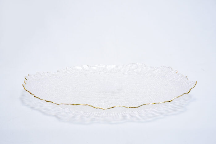 33 cm glass plate - طبق زجاجي 33 سم
