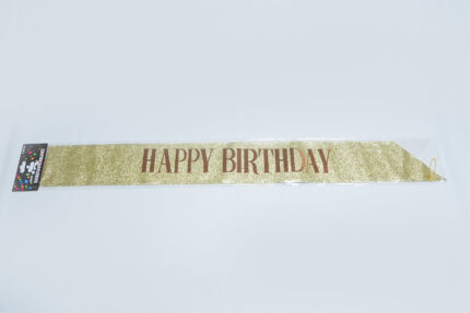 HBD Sash 1PCS Card 804069 - HBD SASH 1PCS CARD 804069