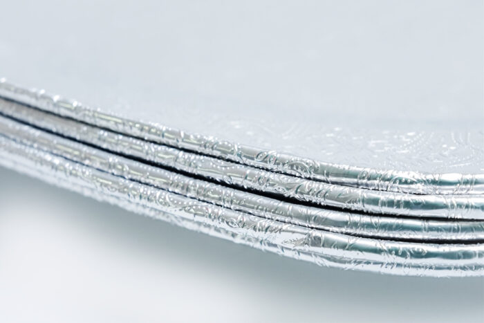 Premier aluminum serving plates - 1172 premier alum . P l . Atter l .5 pcs