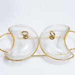 C612 glass candy jar set - جرّة حلوى C612