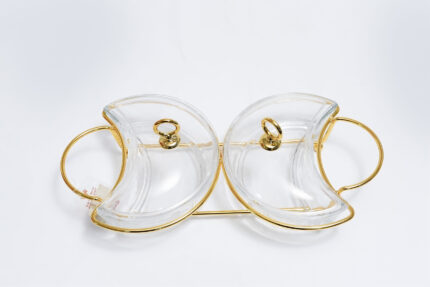 C612 glass candy jar set - جرّة حلوى C612