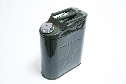 10 litre metal fuel can - CAN 10 LTR 24T5 -63-9